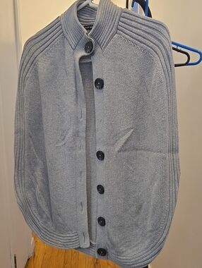 Club Monaco Gray Knit Cardigan Sweater
